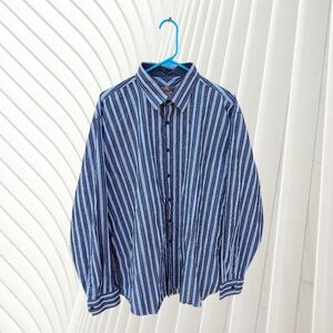 Men's Blue Button Down Shirt